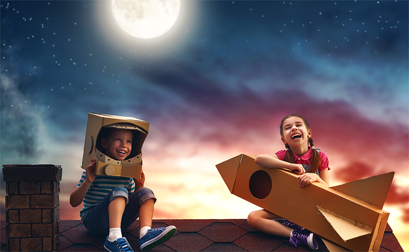 Virtual Reality Spaceship of the Imagination