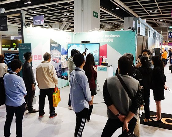 People in InnoDesignTech Expo in Hong Kong