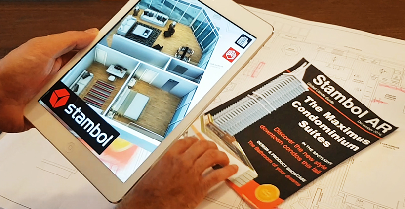 Stambol Augmented Reality App for a floor plan