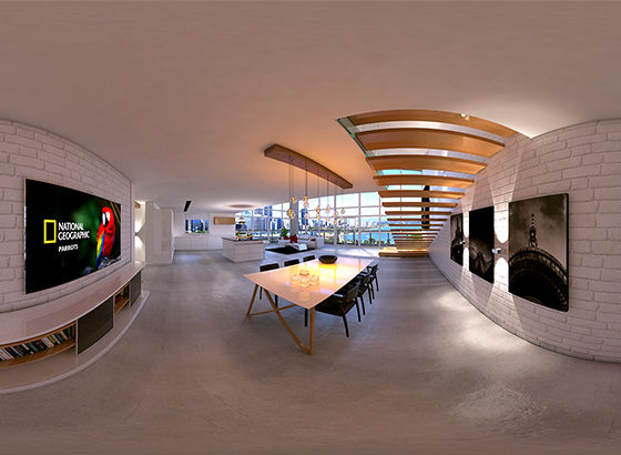 360 degree photo interior apartment