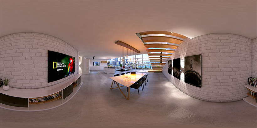 360 degree photo interior apartment