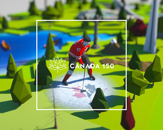 Screenshot from Canada 150 Video by Stambol Studios