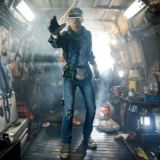 A scene from the movie, Ready Player One
