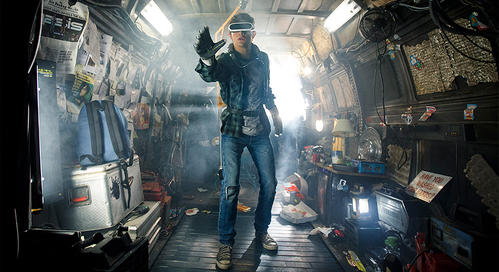 A scene from the movie, Ready Player One