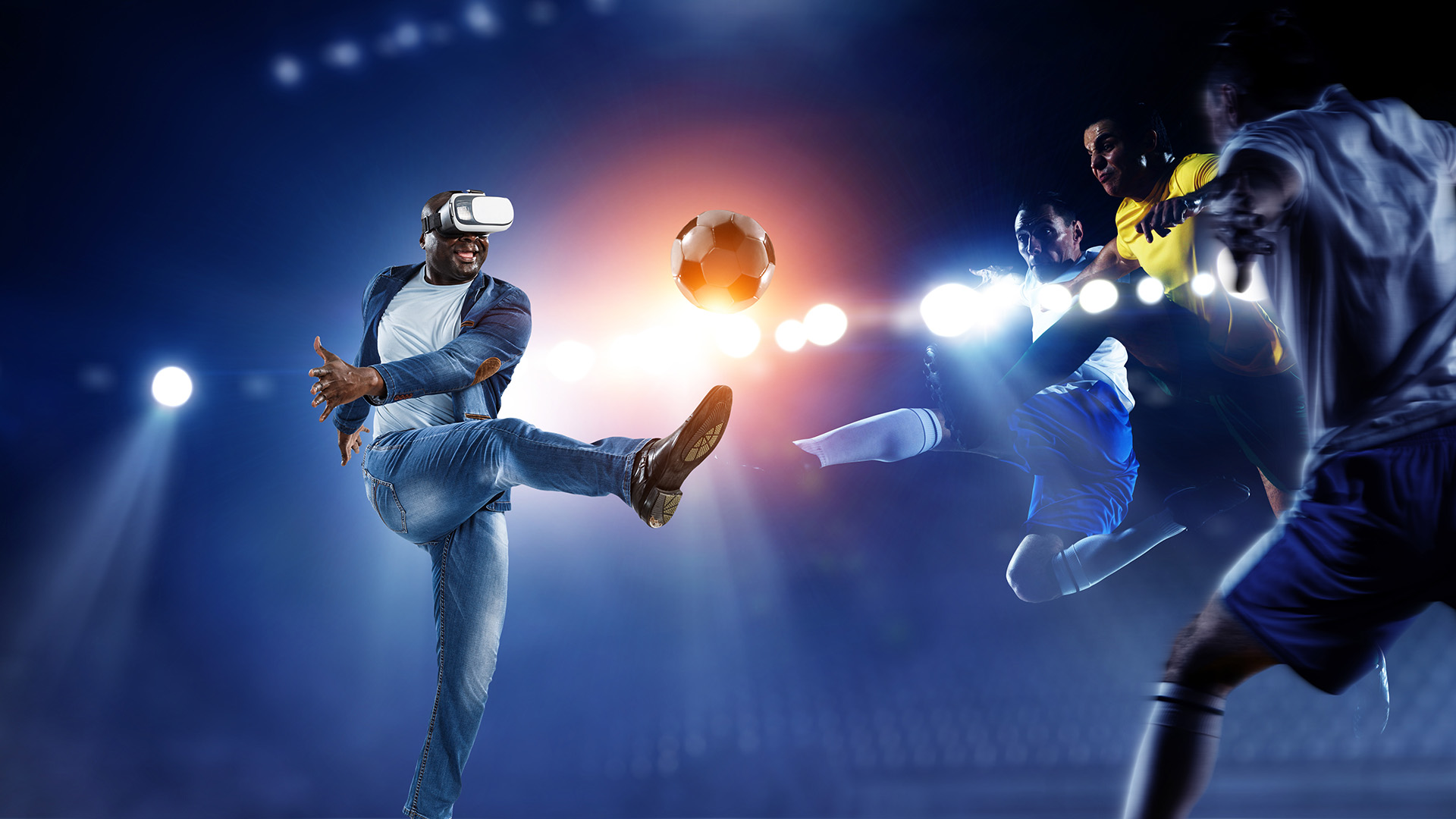 Virtual reality outlet sports games